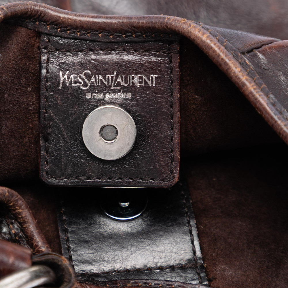Pre-Loved Saint Laurent Small Calfskin Mombasa Hobo - Picture 5 of 6